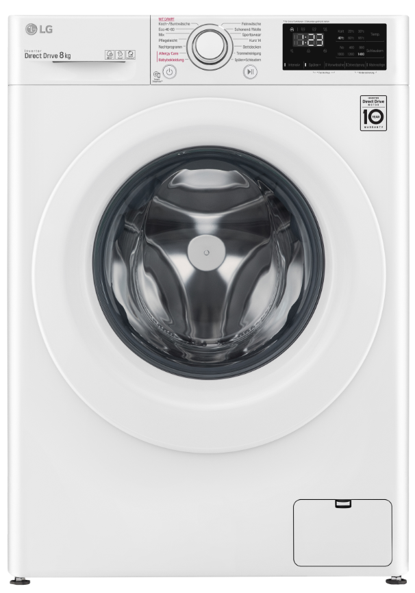 LG Waschmaschine, 8 kg, 1400 U