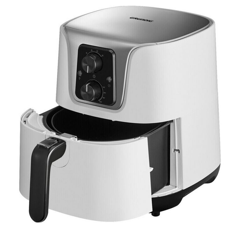 Grundig Heißluftfritteuse weß / silber