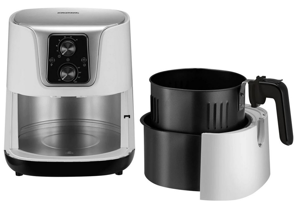 Grundig Heißluftfritteuse weß / silber