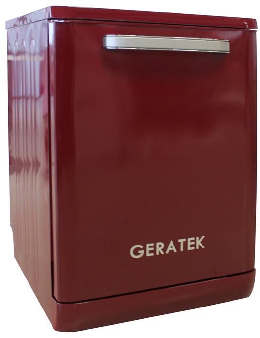 Geratek Wien GS6200WR Stand-Spüler 60 cm, Retro-Design, Weinrot