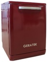 Geratek Wien GS6200WR Stand-Spüler 60 cm, Retro-Design, Weinrot