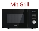 Gorenje MO 20 A 4 BH Stand-Mikrowelle mit Grill - schwarz