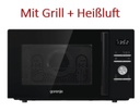Gorenje MO 28 A5 BH Stand-Mikrowelle mit Grill + Heißluft - schwarz