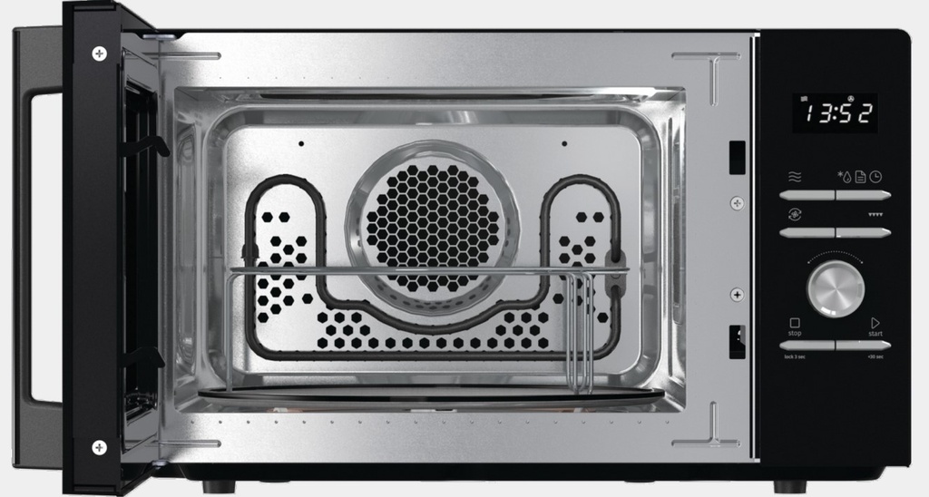 Gorenje MO 28 A5 BH Stand-Mikrowelle mit Grill + Heißluft - schwarz