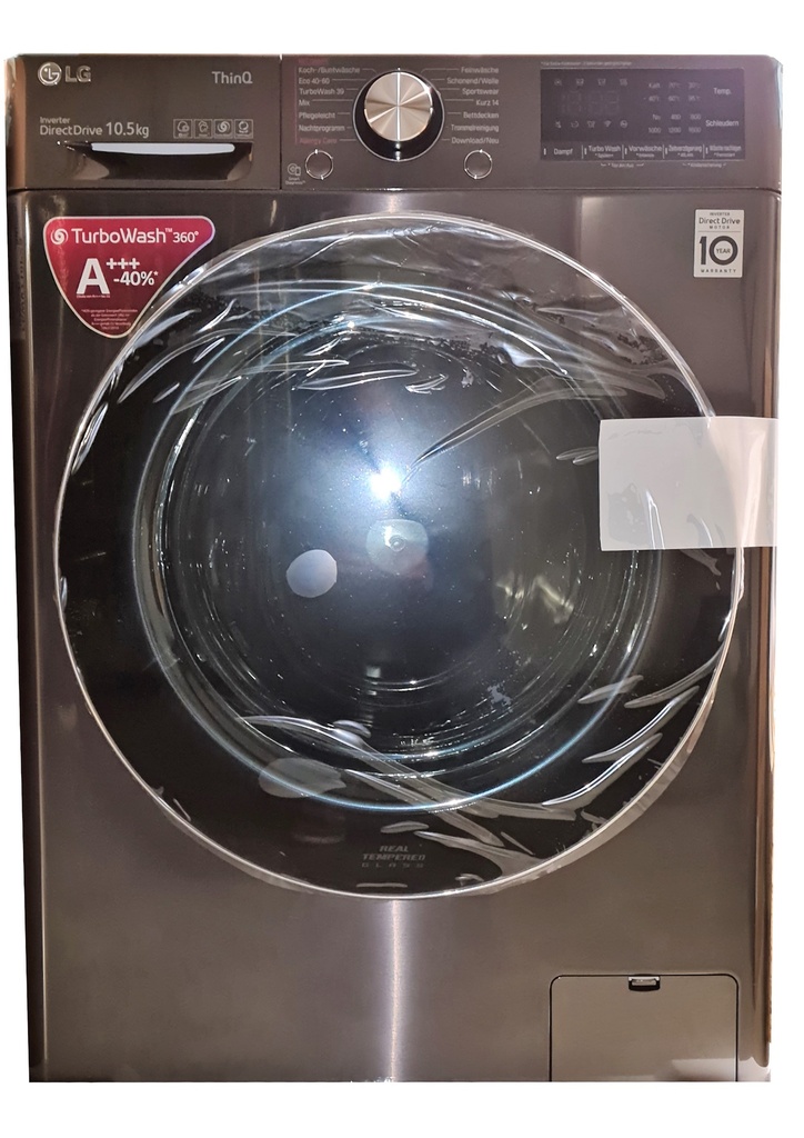 LG 10,5 kg Waschmaschine, anthrazit, 1600 U/min, A+++ (-40%)