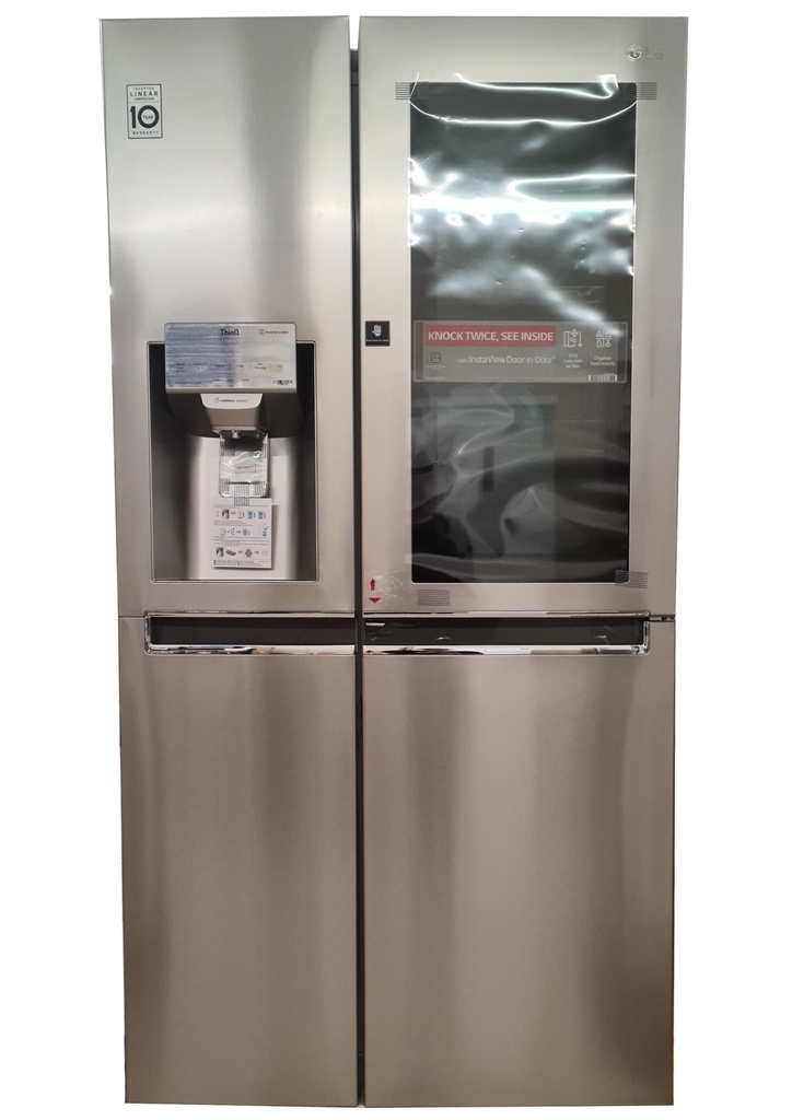 LG InstaView, Edelstahl hell matt, Metal Cooling, A++