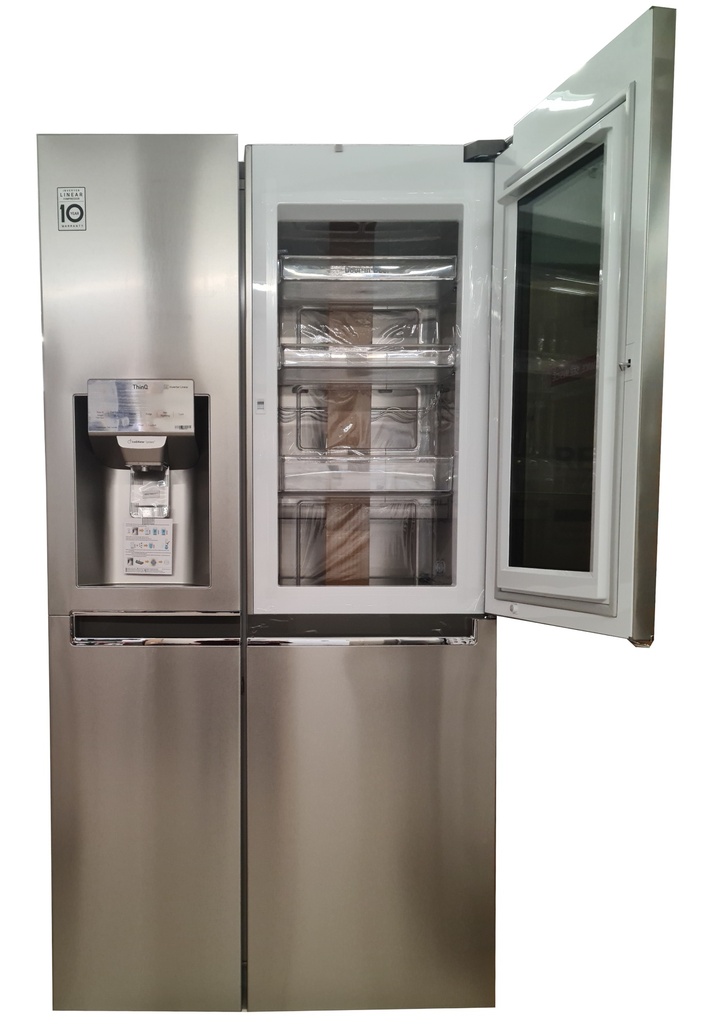 LG InstaView, Edelstahl hell matt, Metal Cooling, A++