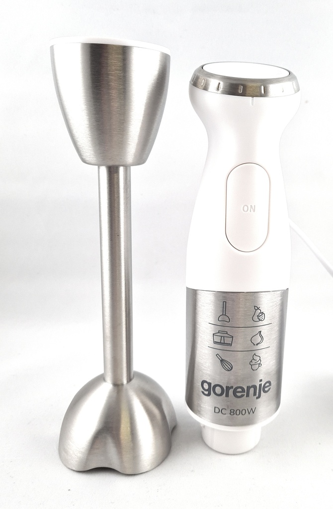 Gorenje (HBC806QW) Stabmixer-Set, 5-tlg., 800 Watt,weiß/Edelstahl | AC  Handels GmbH