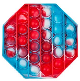 Fidget Pop Toy, Multicolour, 4 Formen sort., 6-farbig sort., aus Silikon